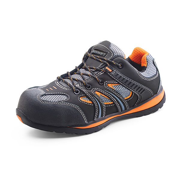 Beeswift CF19 BEESWIFT ACTION TRAINER SHOE NON METALLIC