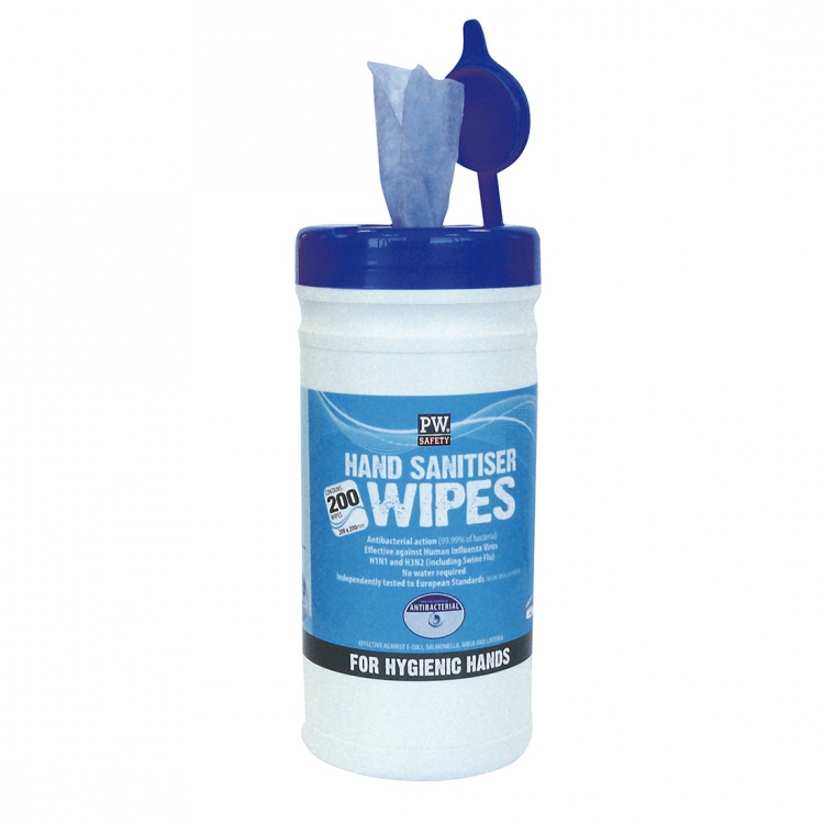 Portwest IW40 Hand Sanitiser Wipes (200 Wipes)