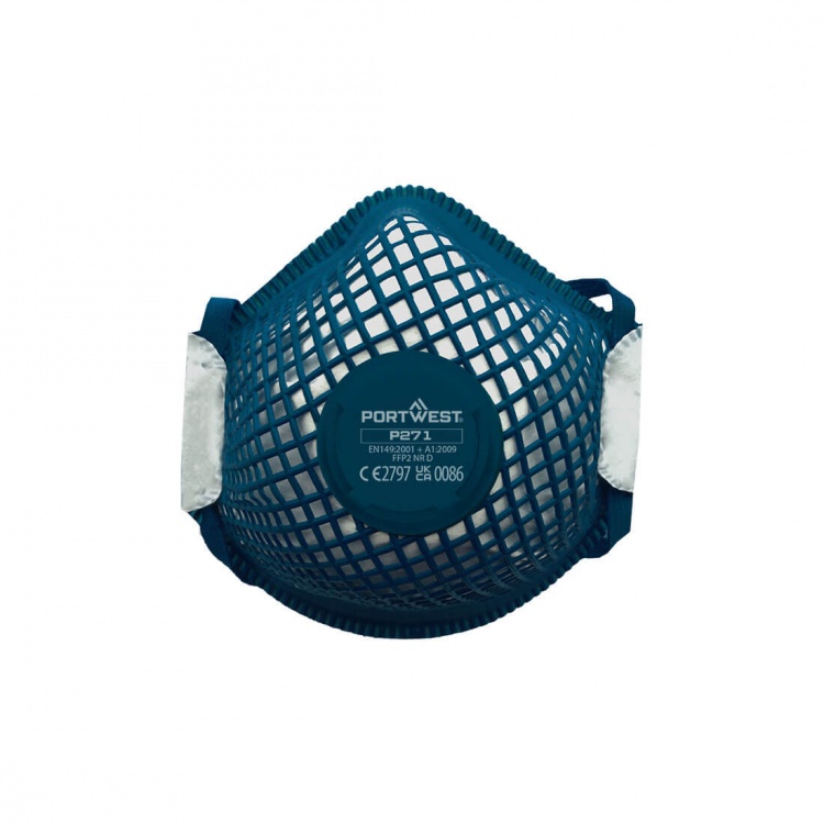 Portwest P271 ERGONET FFP2 Valved Dolomite Respirator (Pk10)