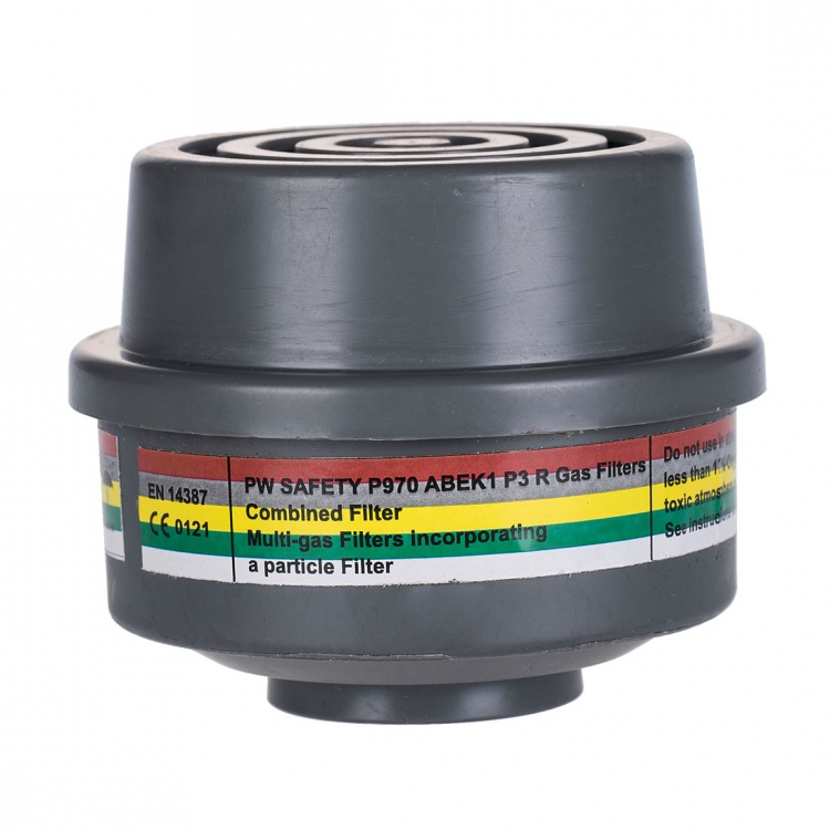 Portwest P970 ABEK1P3 Combination Filter Special Thread Connection (Pk4)