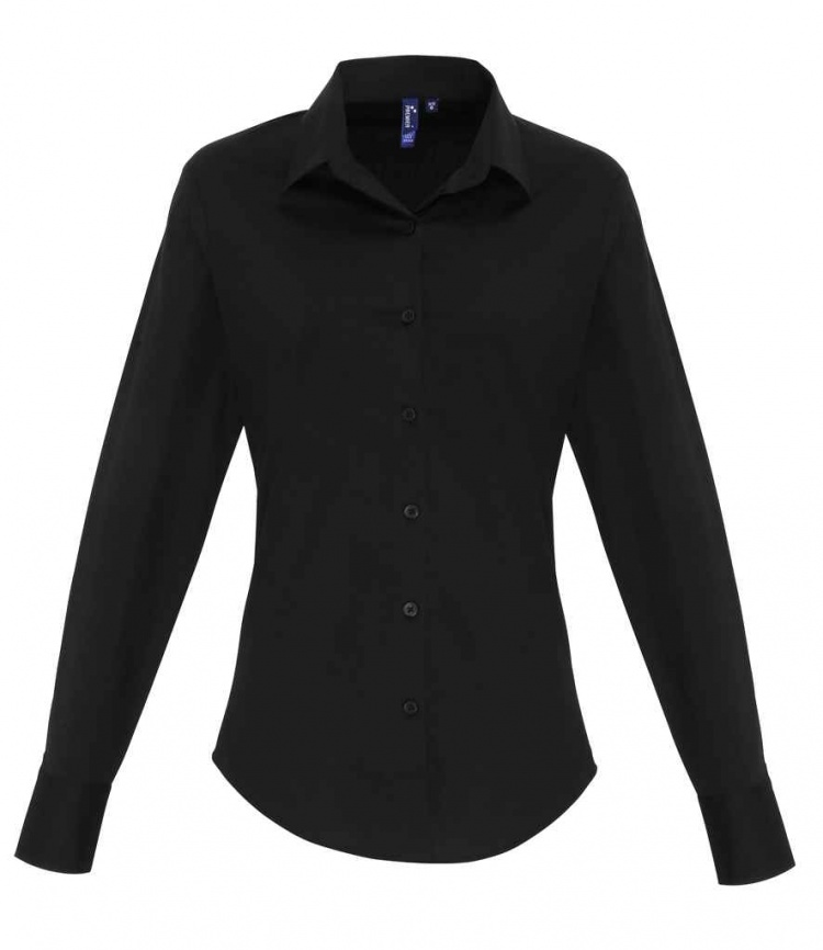 H533 LADIES' LONG SLEEVED STRETCH SHIRT – Henbury