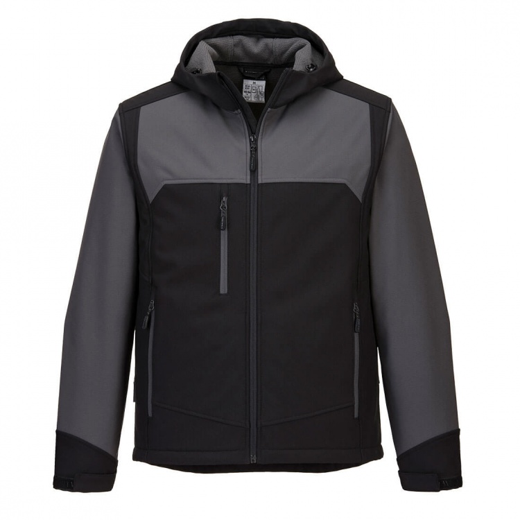 Portwest KX362 - KX3 Hooded Softshell (3L) 310g | BK Safetywear