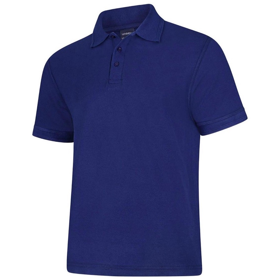Uneek UC108 Deluxe Polo Shirt 50% Polyester / 50% Cotton 220gsm | BK ...