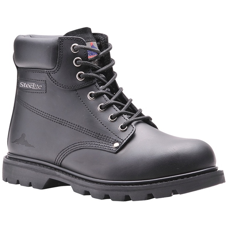 Portwest FW16 Steelite Welted Safety Boot SB SRA BK Safetywear