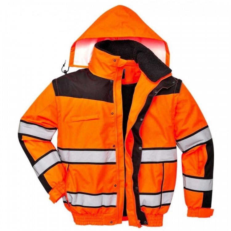 Portwest C466 Hi Vis Classic Bomber Jacket 3 in 1 | BK Safetywear