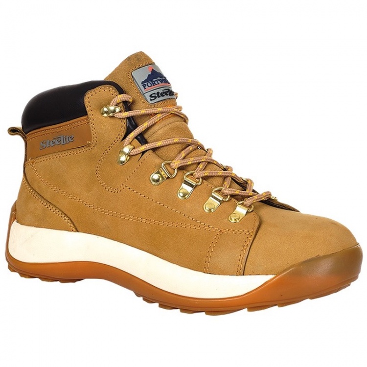 Portwest FW31 Steelite™ Mid Cut SRA Nubuck Boot SB | BK Safetywear