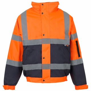 Supertouch H38 Hi Vis 2 Tone Bomber Jacket