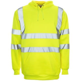 Supertouch H68 Hi Vis Hooded Sweatshirt