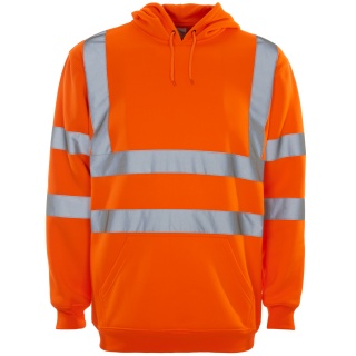 Supertouch H69 Hi Vis Hooded Sweatshirt