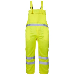 Supertouch H51 Hi Vis Polycotton Bib Trousers