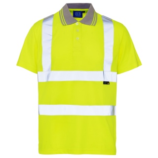 Supertouch H75 Hi Vis Bird Eye Polo Shirt