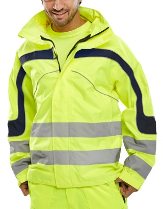 Beeswift ET45SY Eton Hi-Vis Breathable Jacket