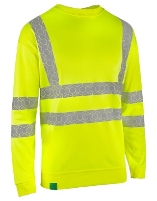 Beeswift Envirowear EWCSS  Hi-Vis Recyclable Sweatshirt