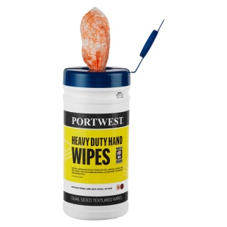 Portwest IW30 Heavy Duty Hand Wipes (80 Wipes)