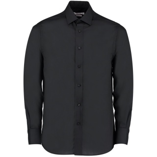 Kariban Mens Long Sleeve Mandarin Collar Shirt (S) (Black) : :  Clothing, Shoes & Accessories