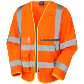 Long Sleeve Hi Vis Vest With Pockets - Next Day !