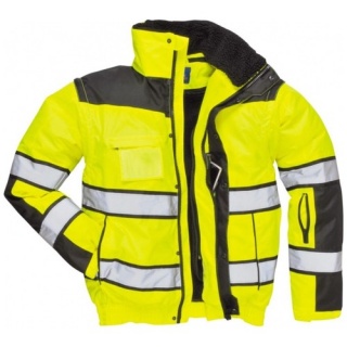 Portwest C565 x Hi-Vis Bomber Jacket Yellow/Green