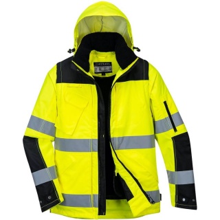 high vis waterproof coat