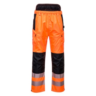 Portwest S487 Hi-Vis Breathable Trousers (Class 3) - Waterproof Work  Overtrousers - Working Waterproofs - Workwear - Best Workwear