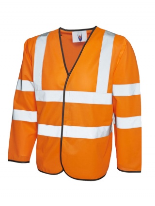 Uneek Clothing UC802 Long Sleeve Safety Waist Coat