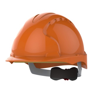 JSP EVO3 Wheel Ratchet Vented Hard Hat Orange