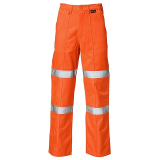 Supertouch H122  Hi Vis Orange 2 Band Ballistic Trousers