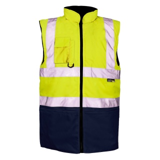 Supertouch H109  Yellow/Navy 2 Tone Bodywarmer