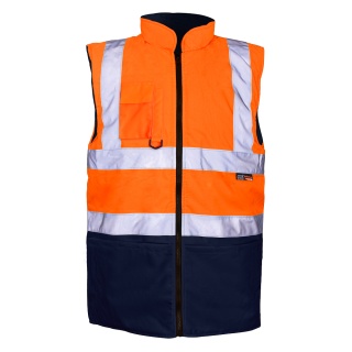 Supertouch H110  Orange/Navy 2 Tone Bodywarmer