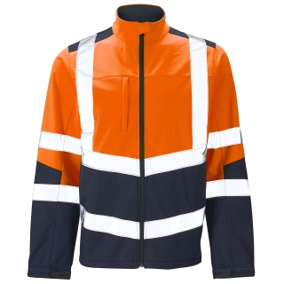 Supertouch H142 Hi Vis 2 Tone Orange Softshell Jacket