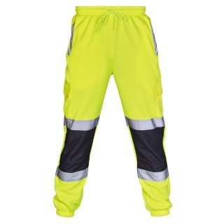 Supertouch H111Y Hi Vis 2 Tone Jogging Bottoms